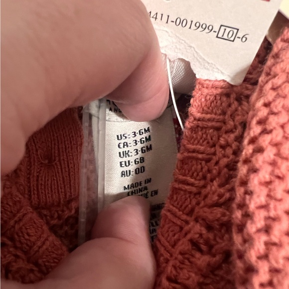 Rachel Zoe 3 piece set knitted dress with tights and hat 3-6M - Picture 3 of 3